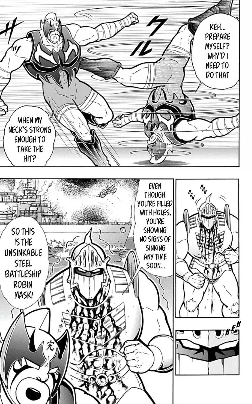 Kinnikuman Chapter 451: The Unsinkable Steel Battleship!
