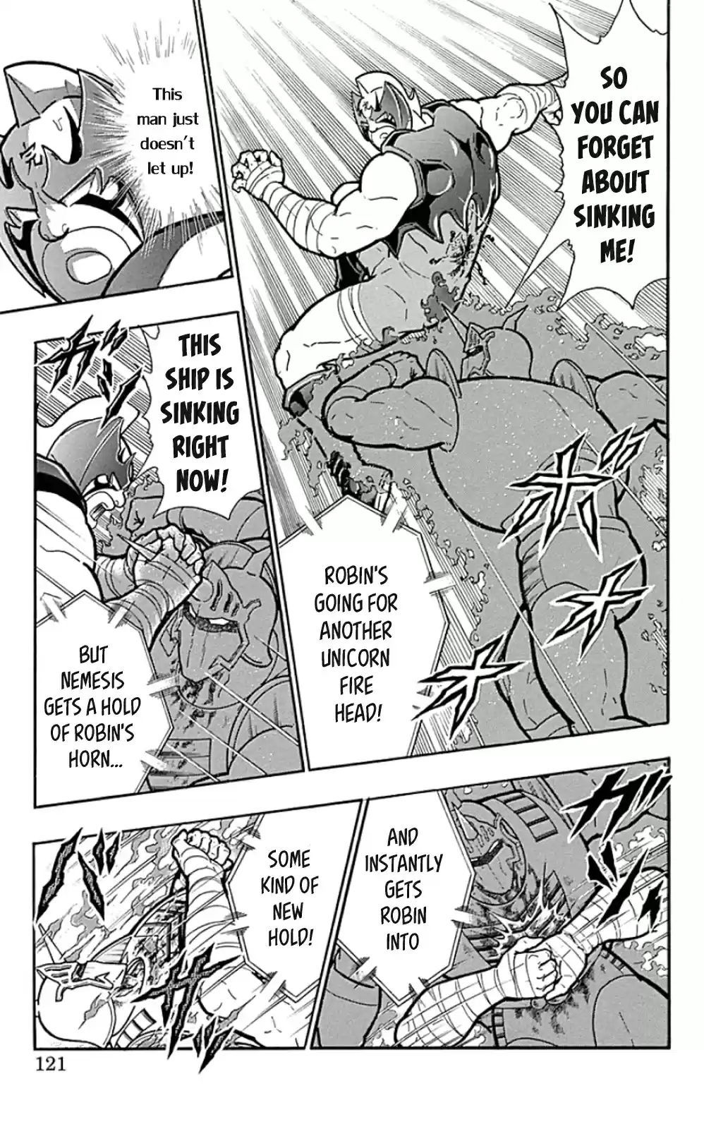 Kinnikuman Chapter 451: The Unsinkable Steel Battleship!