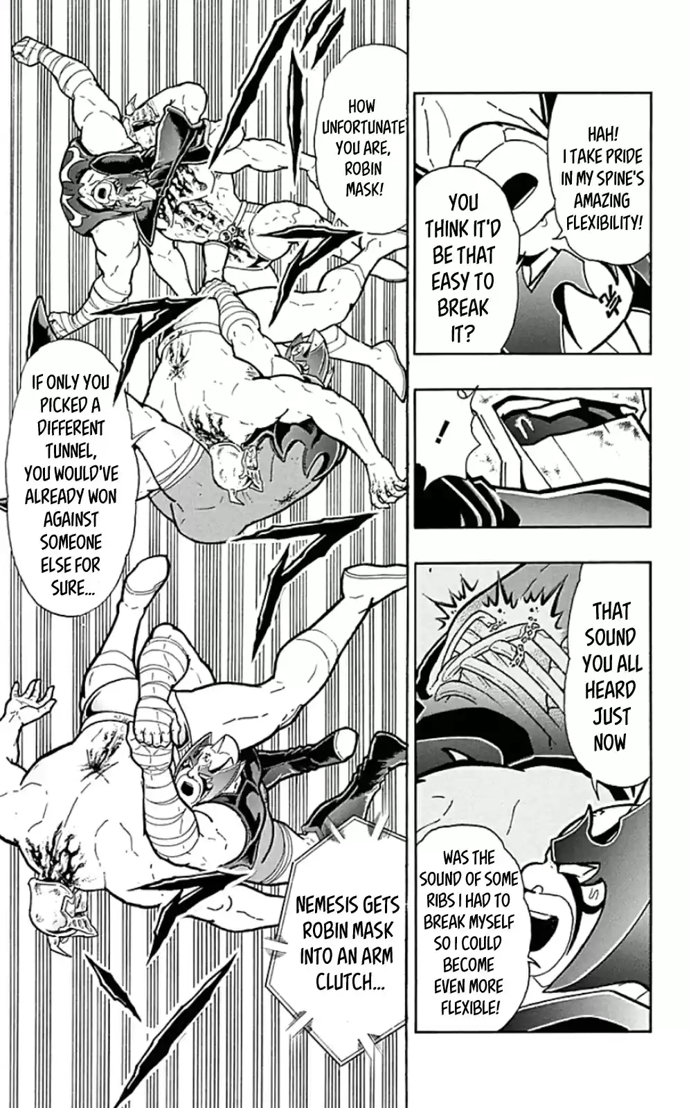 Kinnikuman Chapter 454: Torn Apart By The Naked Tower Bridge!