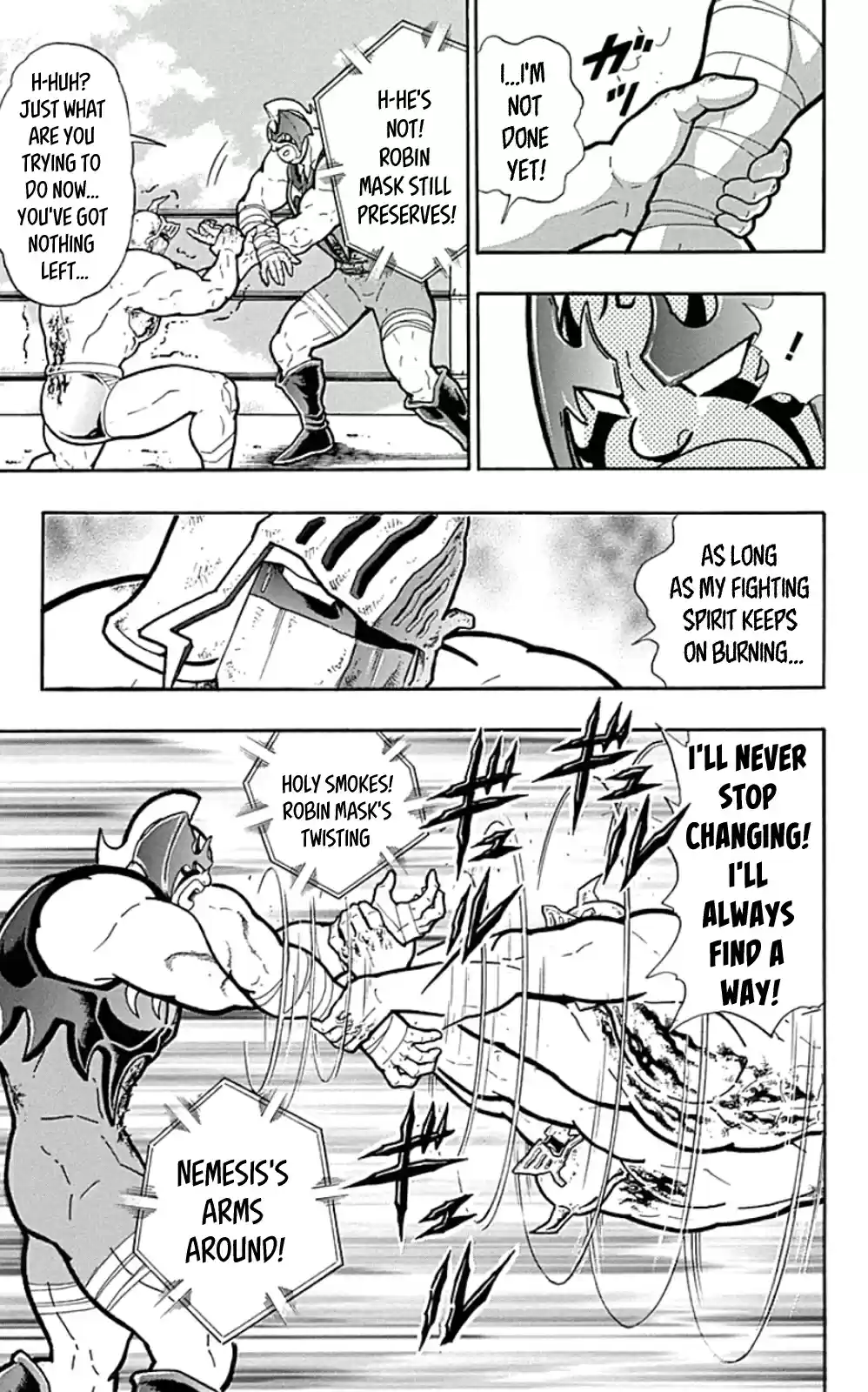 Kinnikuman Chapter 454: Torn Apart By The Naked Tower Bridge!