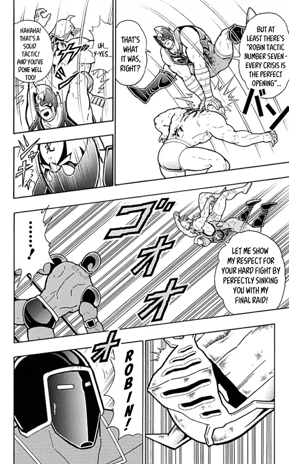 Kinnikuman Chapter 454: Torn Apart By The Naked Tower Bridge!