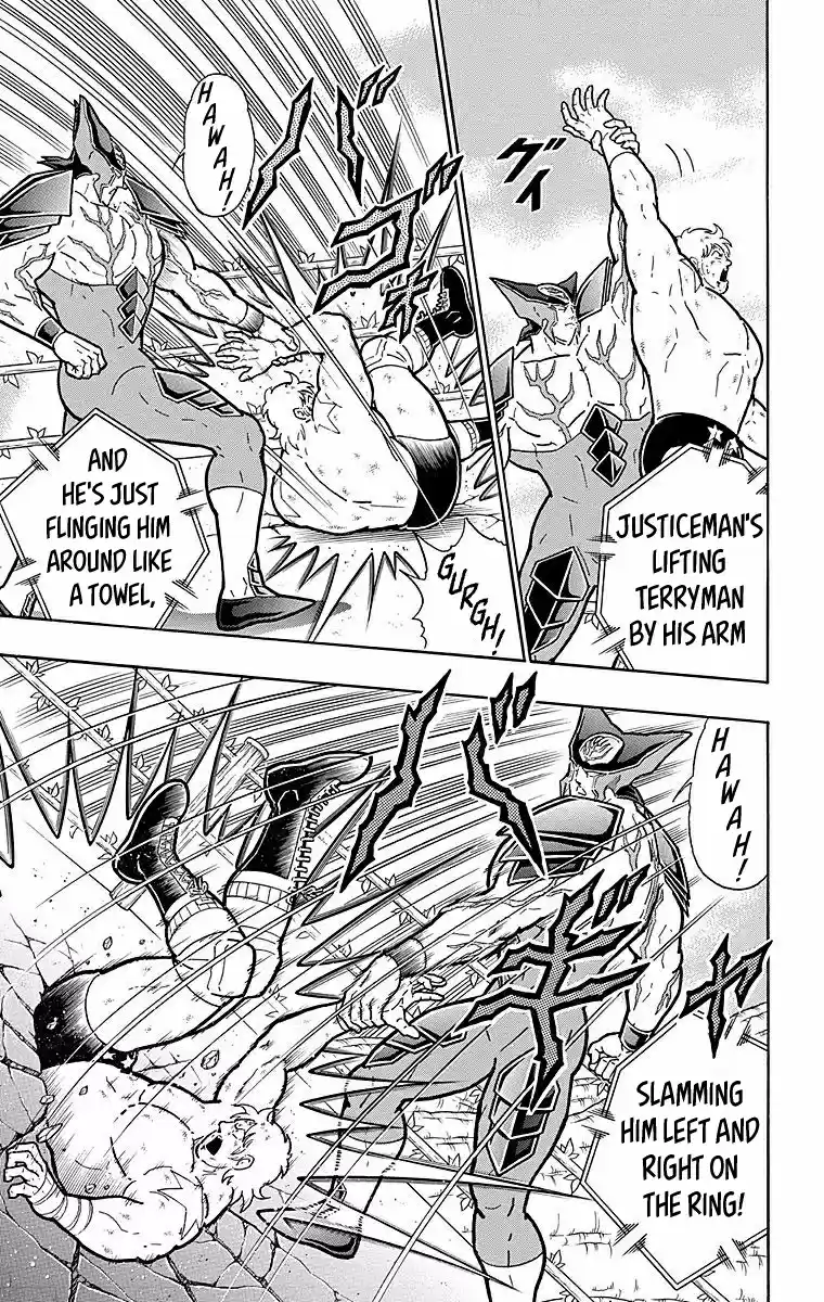 Kinnikuman Chapter 536: Terryman S Deadly Aerial Assault!