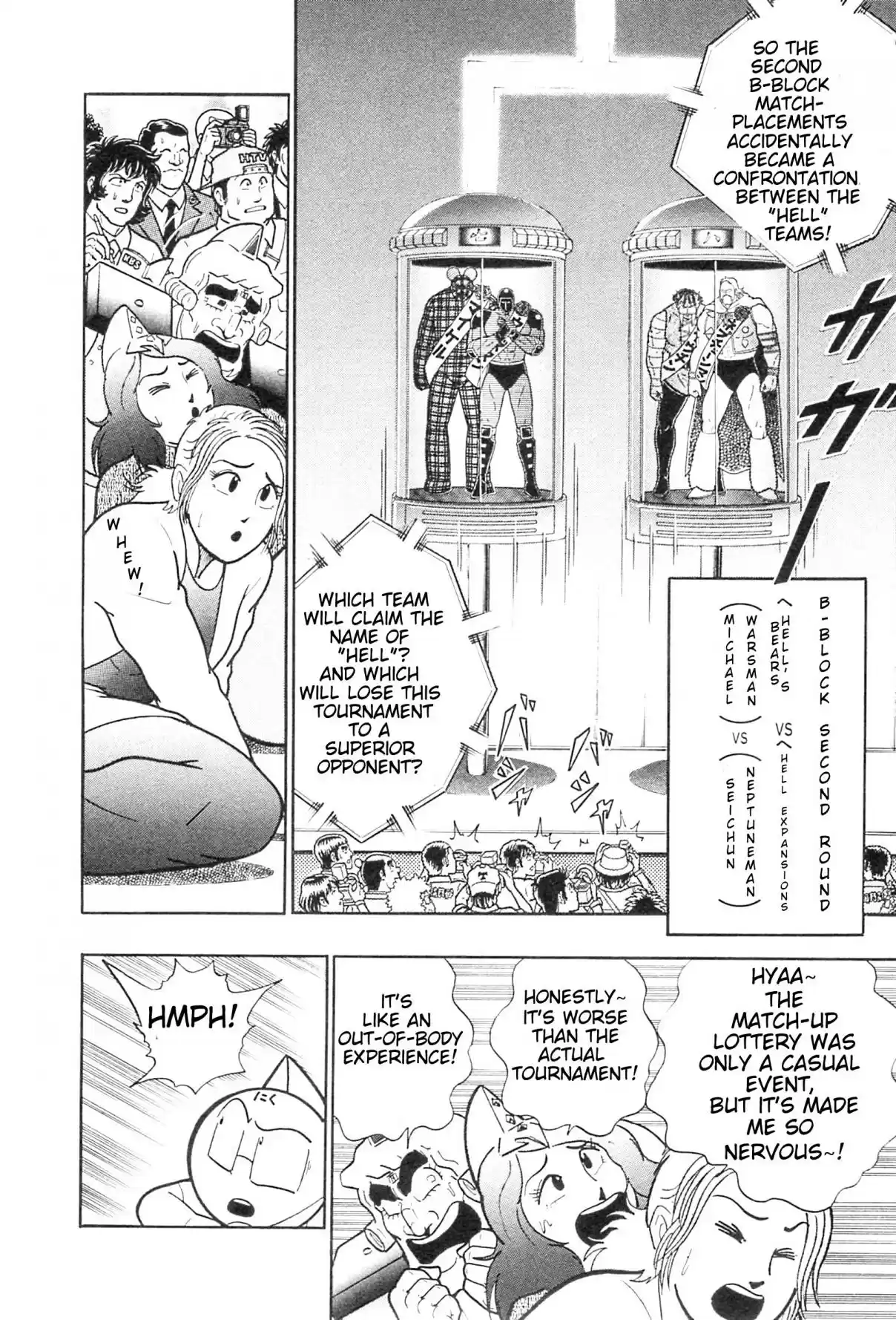 Kinnikuman II Sei: Kyuukyoku Choujin Tag Hen Vol. 11 Ch. 112 The Fated Battle Card is Decided!