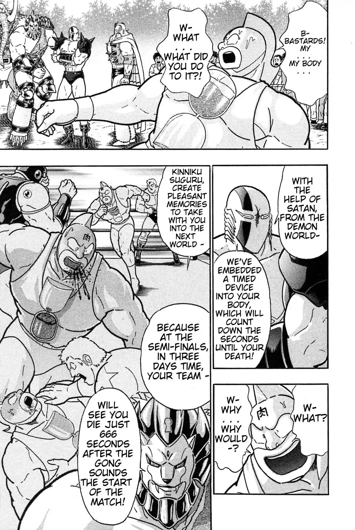 Kinnikuman II Sei: Kyuukyoku Choujin Tag Hen Vol. 17 Ch. 185 Timed Apparatus of Death!