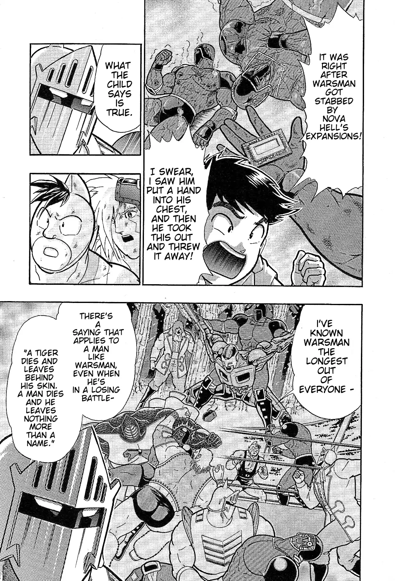 Kinnikuman II Sei: Kyuukyoku Choujin Tag Hen Vol. 21 Ch. 231 Message from Warsman!