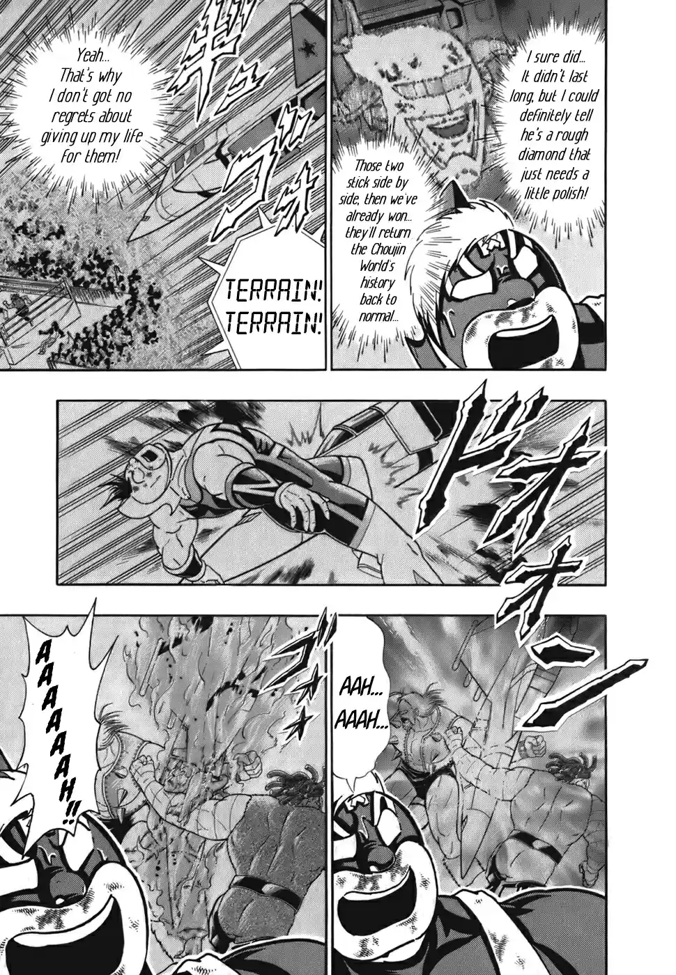 Kinnikuman II Sei: Kyuukyoku Choujin Tag Hen Vol. 5 Ch. 48 Mantaro's Tag Team In Danger Again!?