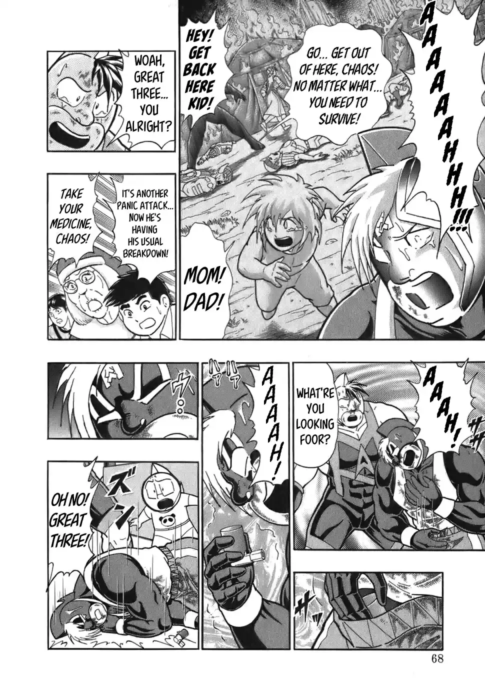 Kinnikuman II Sei: Kyuukyoku Choujin Tag Hen Vol. 5 Ch. 48 Mantaro's Tag Team In Danger Again!?