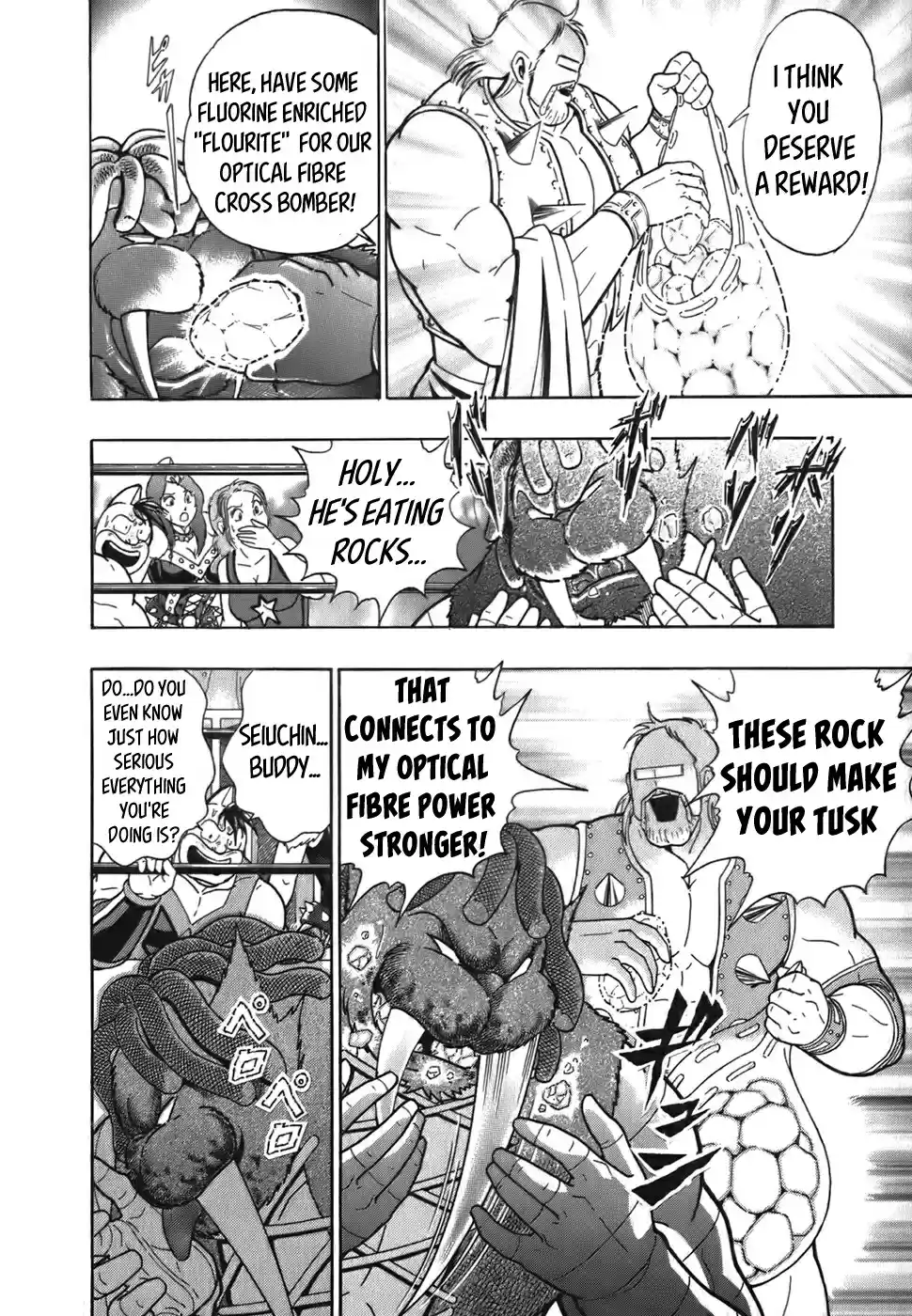 Kinnikuman II Sei: Kyuukyoku Choujin Tag Hen Vol. 5 Ch. 48 Mantaro's Tag Team In Danger Again!?