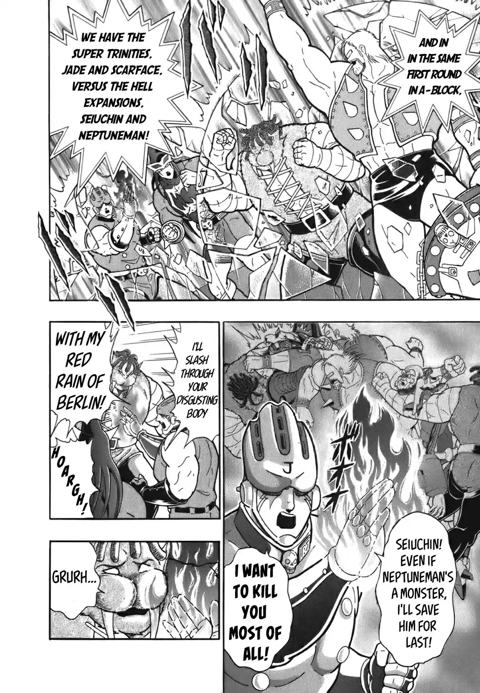Kinnikuman II Sei: Kyuukyoku Choujin Tag Hen Vol. 5 Ch. 54 Has The Partner Switch Plan Failed!?