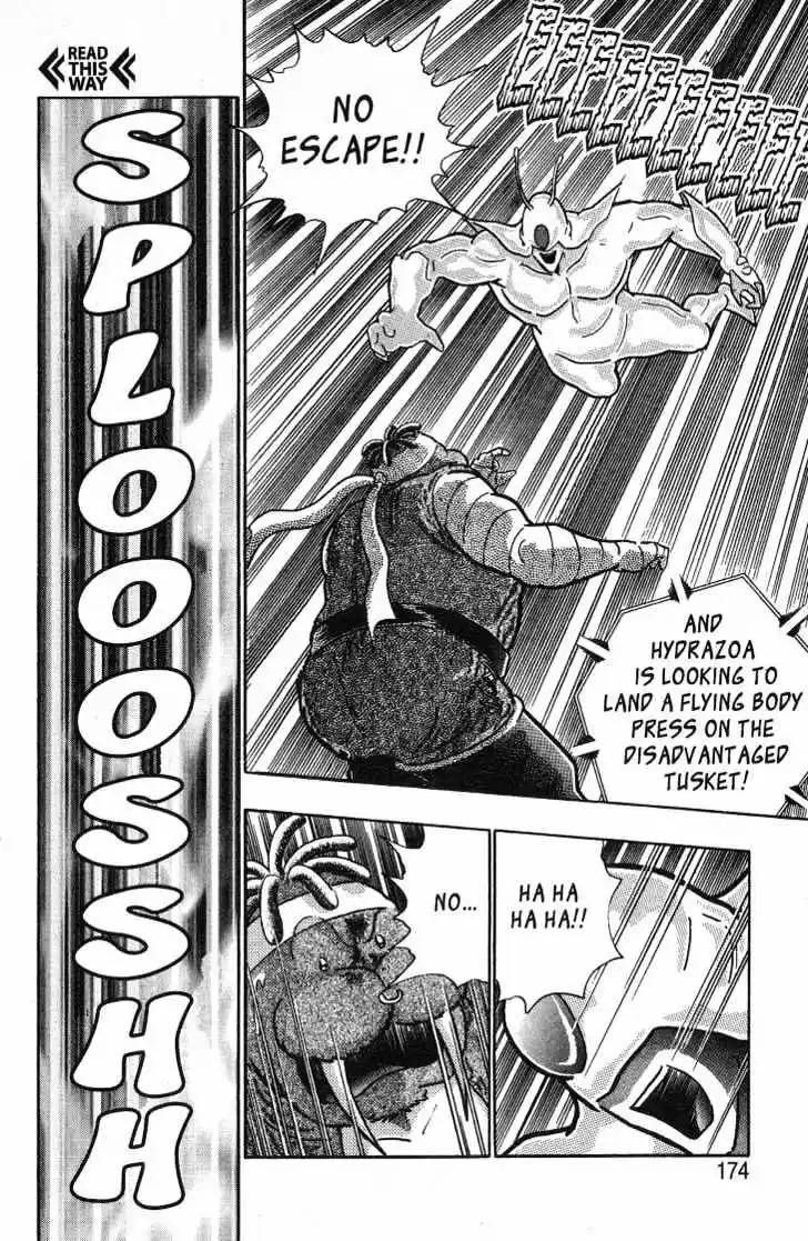 Kinnikuman II Sei Vol. 4 Ch. 33 Red Rain Falling