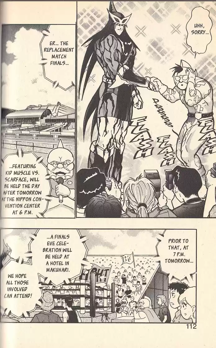 Kinnikuman II Sei Vol. 7 Ch. 63 Finals Eve Revolt!