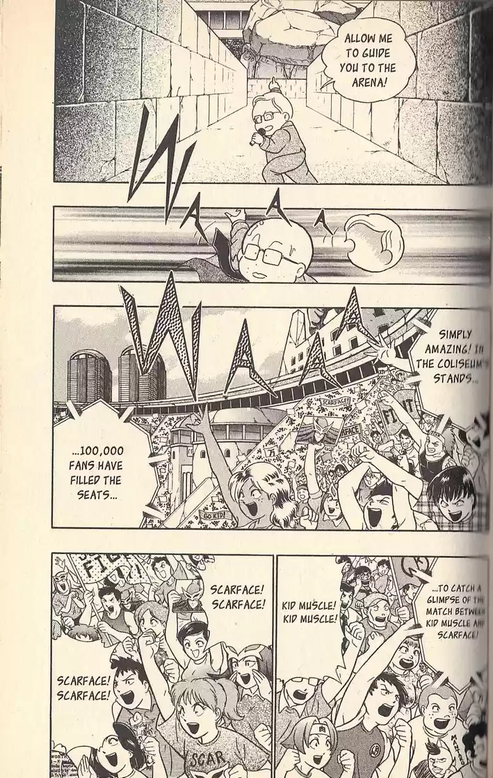 Kinnikuman II Sei Vol. 7 Ch. 64 Blast from the Past