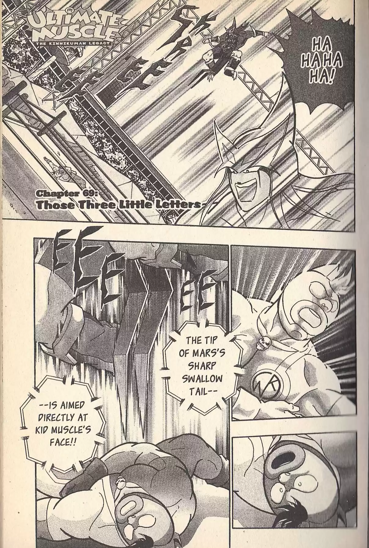 Kinnikuman II Sei Vol. 7 Ch. 69 Those Three Little Letters