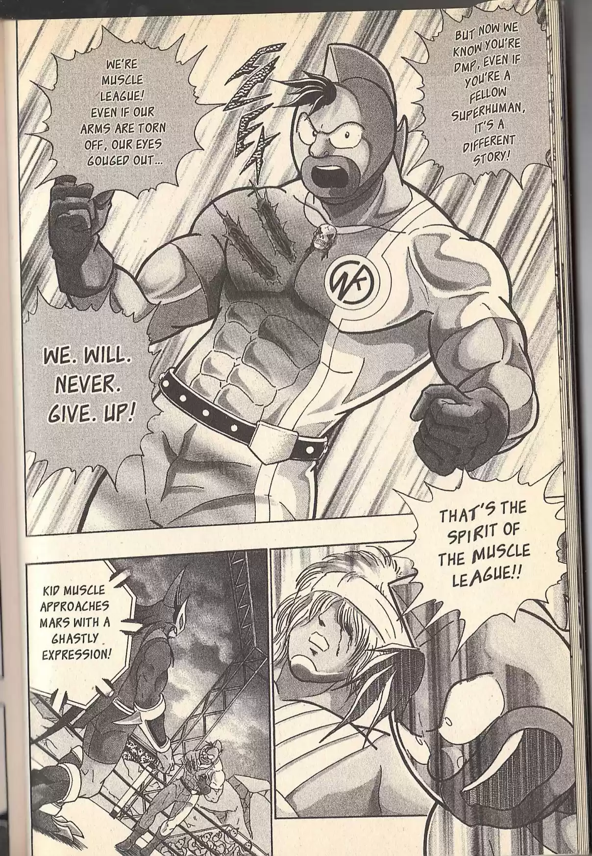 Kinnikuman II Sei Vol. 7 Ch. 69 Those Three Little Letters