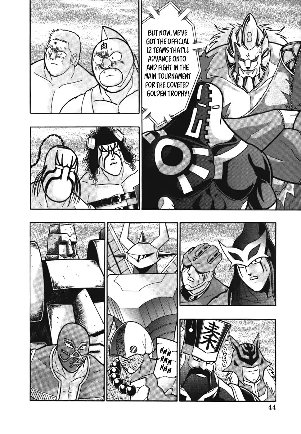 Kinnikuman Nisei: Ultimate Chojin Tag Vol. 5 Ch. 47 The "Flying Fireball Fogey Squadron"'s Final Fearless Moments!