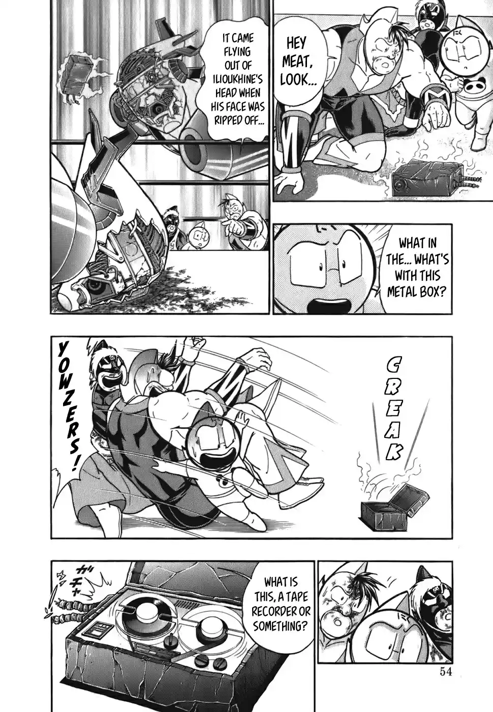 Kinnikuman Nisei: Ultimate Chojin Tag Vol. 5 Ch. 47 The "Flying Fireball Fogey Squadron"'s Final Fearless Moments!