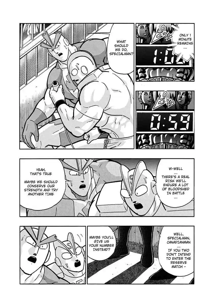 Kinnikuman Nisei: Ultimate Chojin Tag Vol. 8 Ch. 85 Who Will Put Their Name Forward For the Reserve Match?!