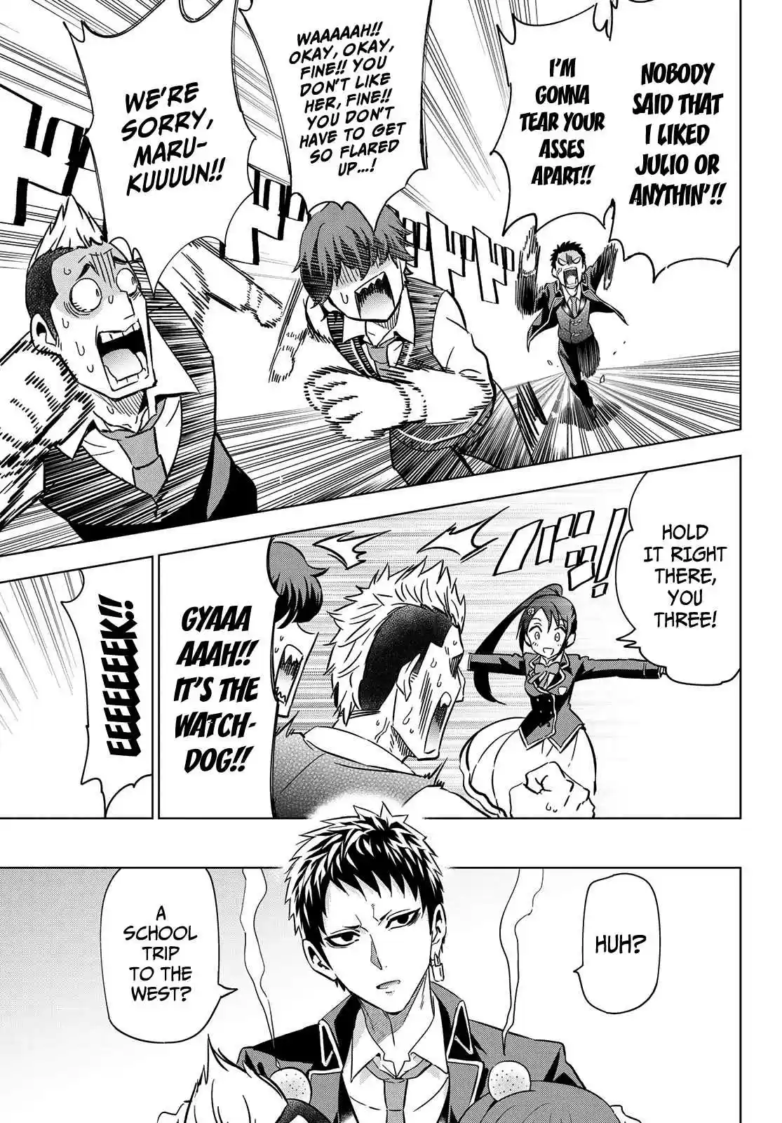 Kishuku Gakkou no Juliet Ch. 100 Romio and the Servant Wars (Part II)