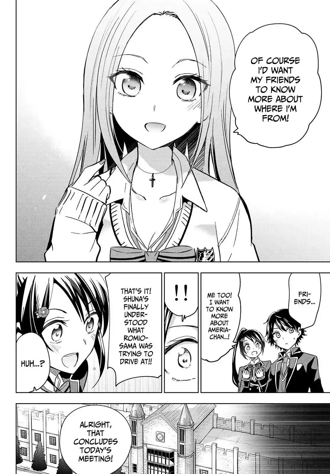 Kishuku Gakkou no Juliet Ch. 100 Romio and the Servant Wars (Part II)