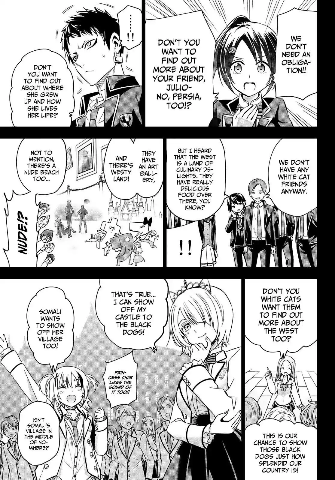 Kishuku Gakkou no Juliet Ch. 100 Romio and the Servant Wars (Part II)