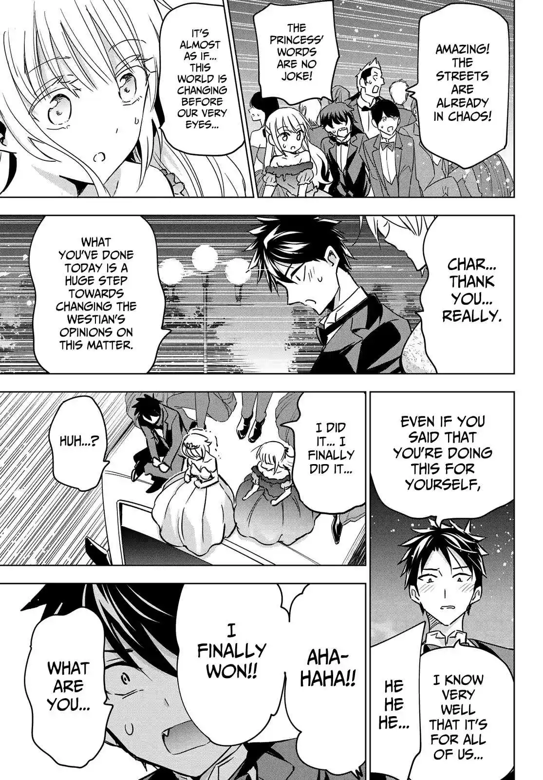 Kishuku Gakkou no Juliet Ch. 117 Romio, Princess Char, and the Débutante Ball III