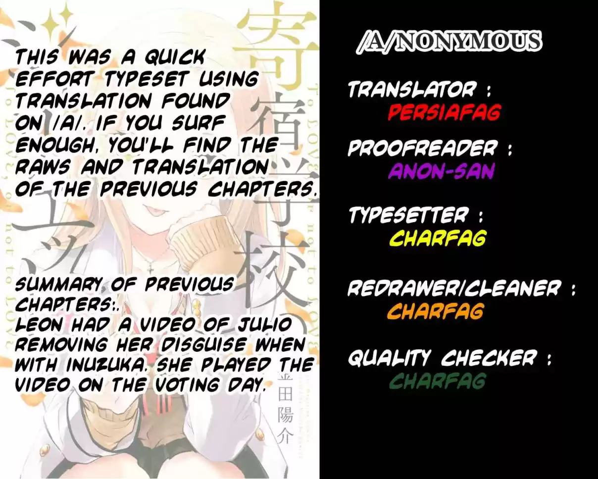 Kishuku Gakkou no Juliet Ch. 88 Romeo, Juliet and Elections IV