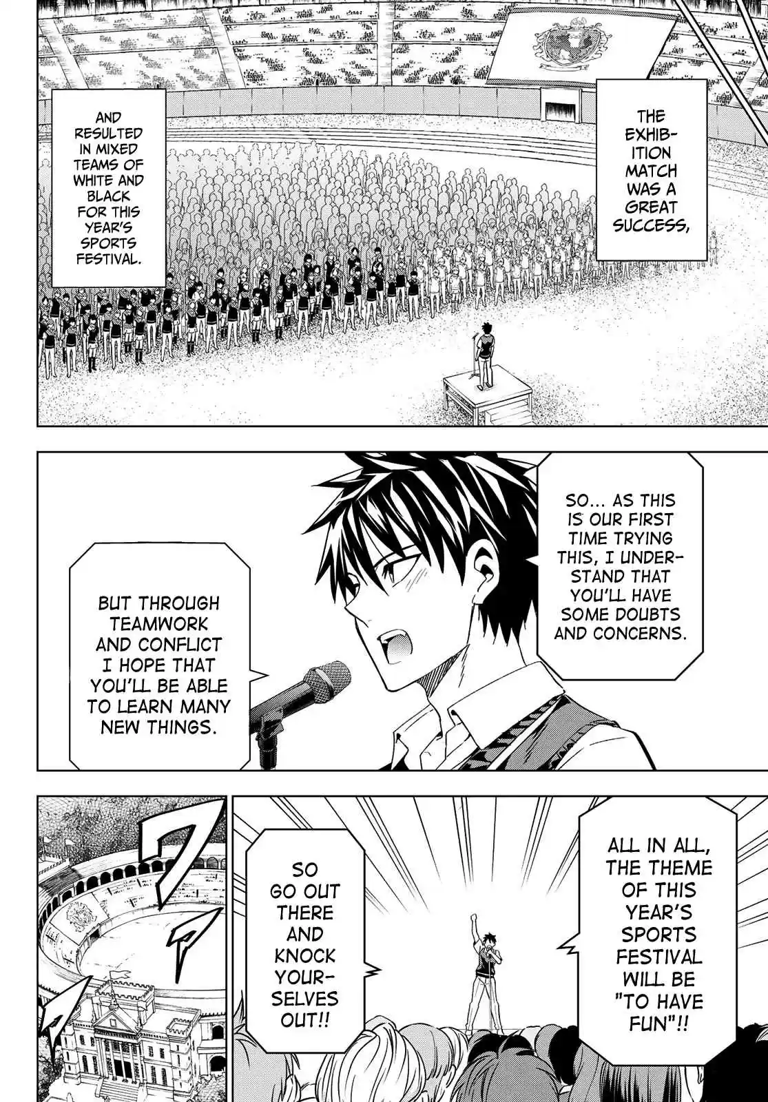 Kishuku Gakkou no Juliet Ch. 96 Romio and the Exhibition Match (Part IV)