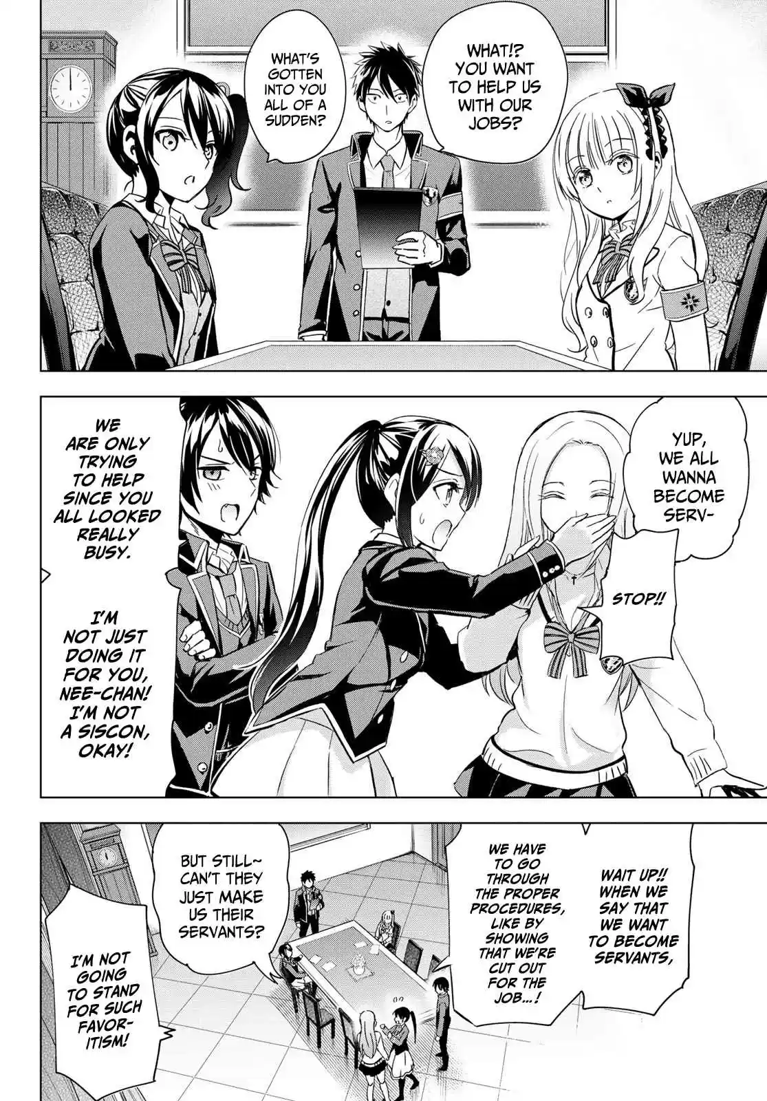 Kishuku Gakkou no Juliet Ch. 99 Romio and the Servant Wars