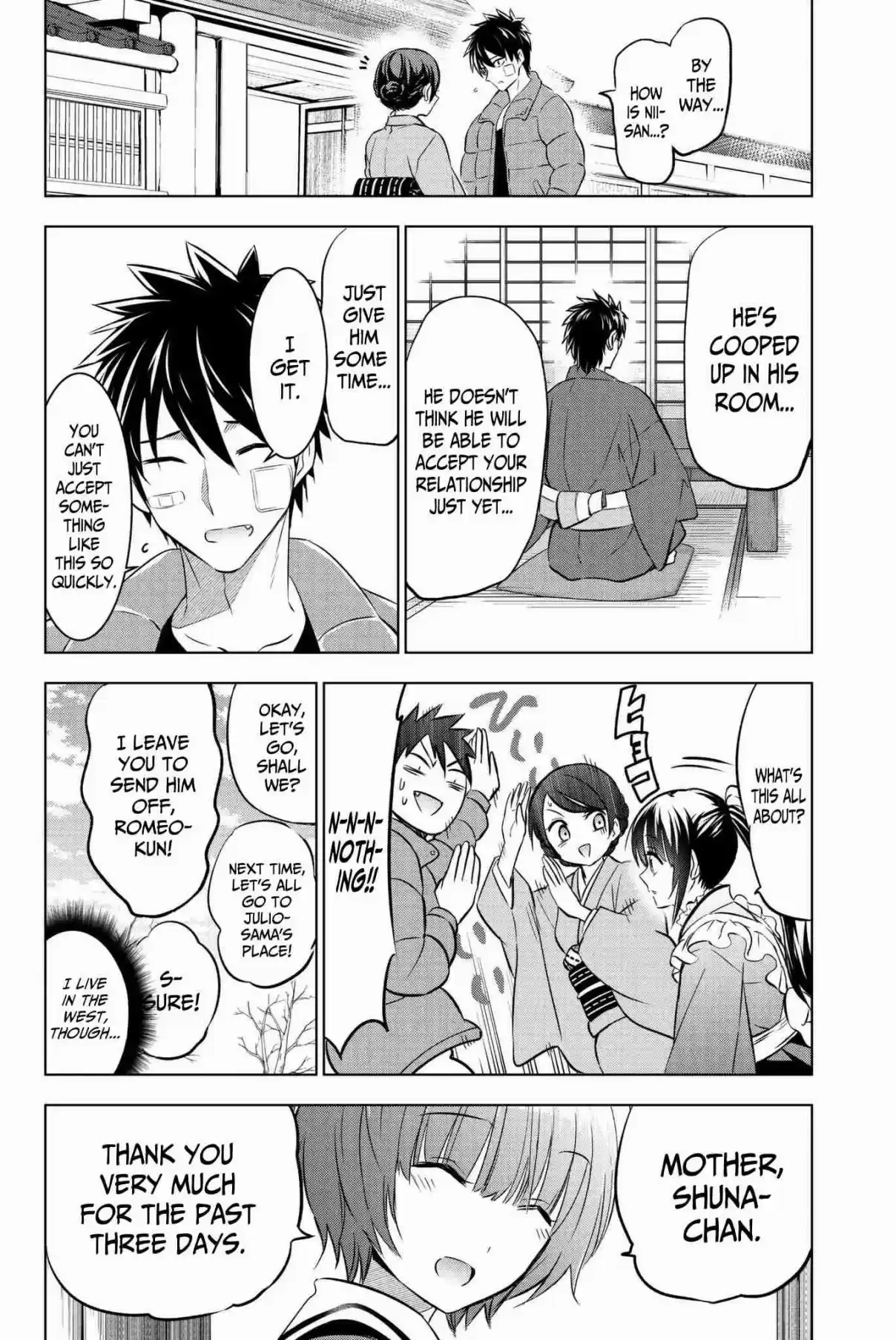 Kishuku Gakkou no Juliet Vol. 10 Ch. 59 Romeo, Perucia and the Touwa Date