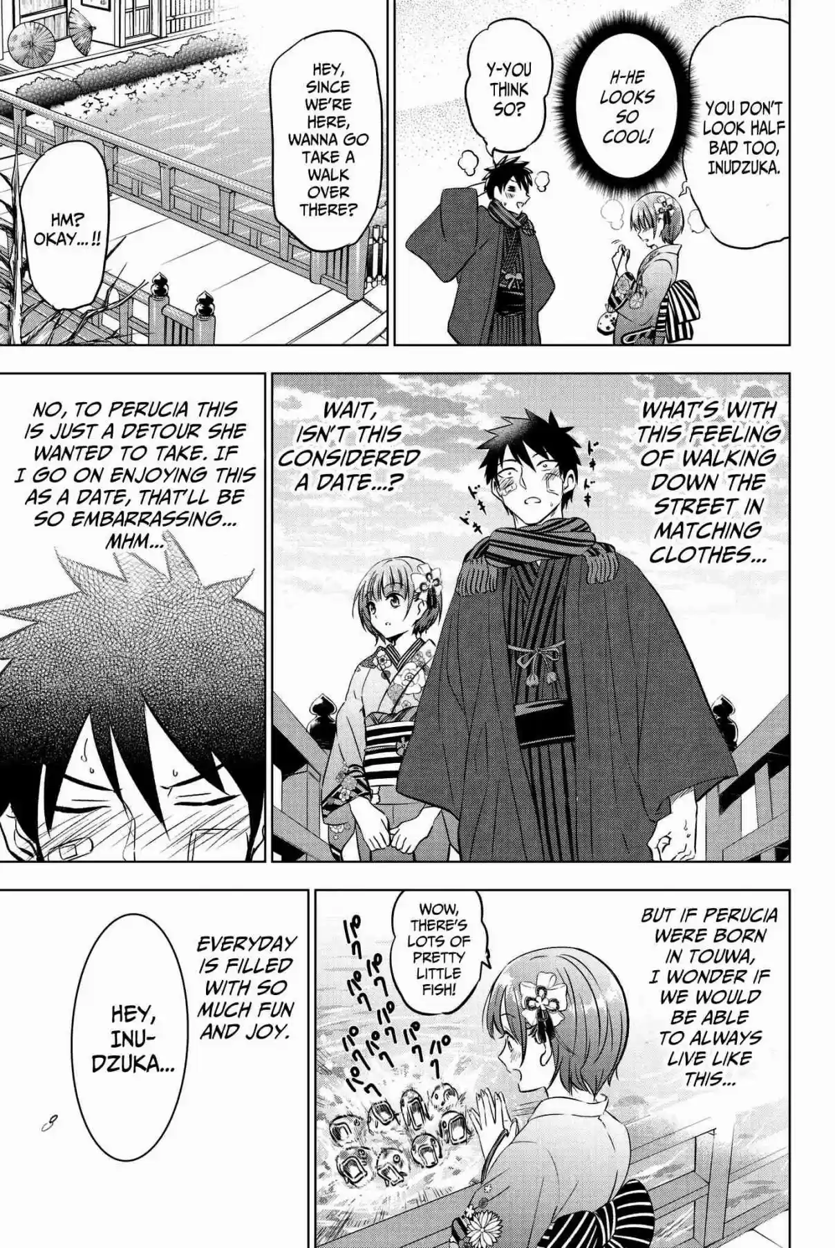 Kishuku Gakkou no Juliet Vol. 10 Ch. 59 Romeo, Perucia and the Touwa Date