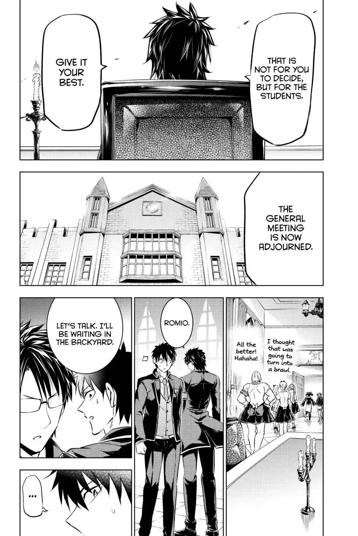 Kishuku Gakkou no Juliet Vol. 10 Ch. 62 Romio and the Prefect General Meeting