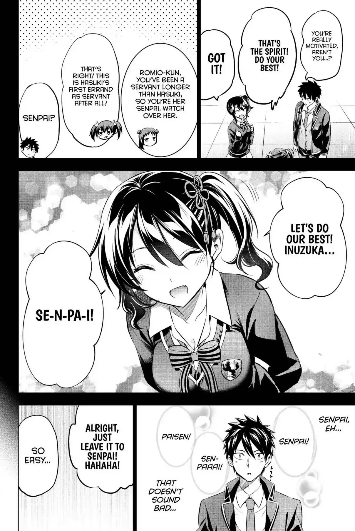 Kishuku Gakkou no Juliet Vol. 10 Ch. 63 Romio, Hasuki, and Servant Errands