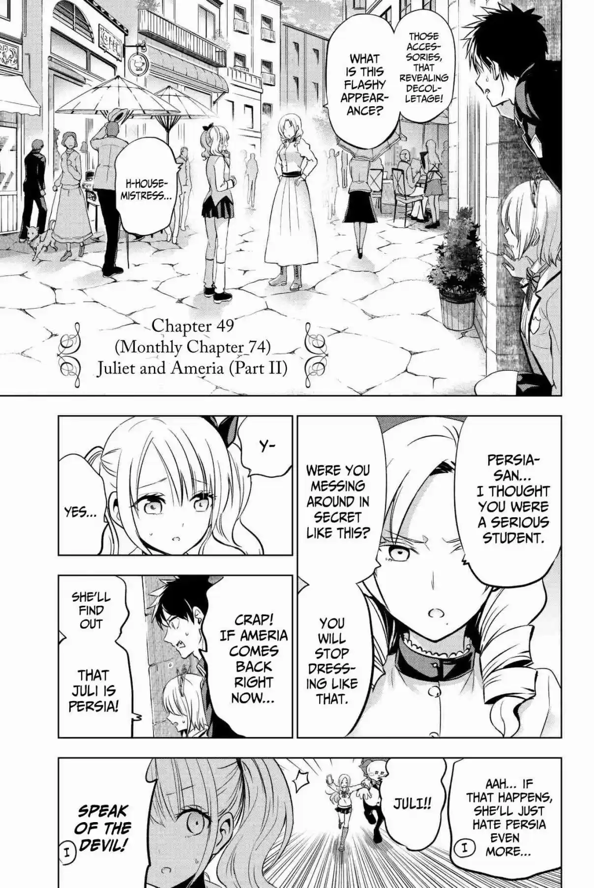 Kishuku Gakkou no Juliet Vol. 11 Ch. 74 Juliet and Ameria (Part II)