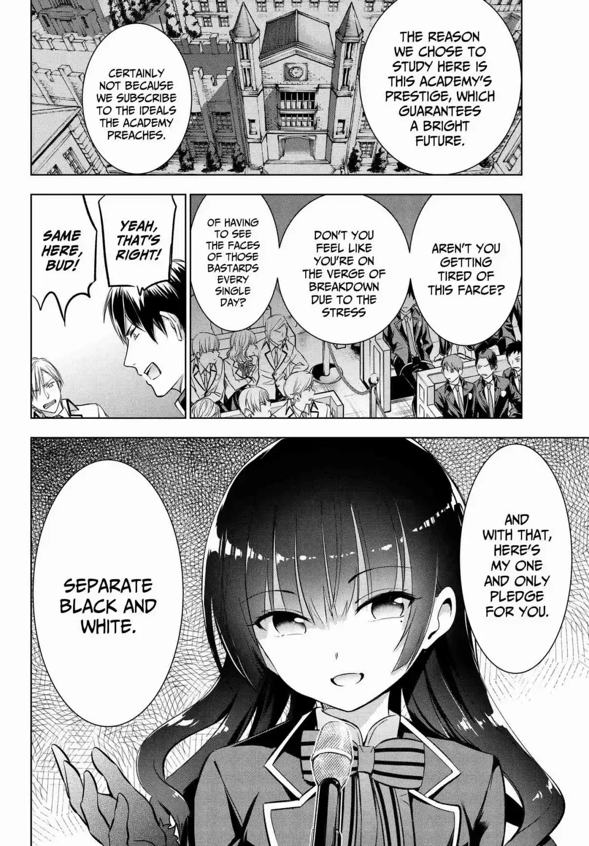 Kishuku Gakkou no Juliet Vol. 12 Ch. 81 Romio and the Student Election Assembly (Part II)