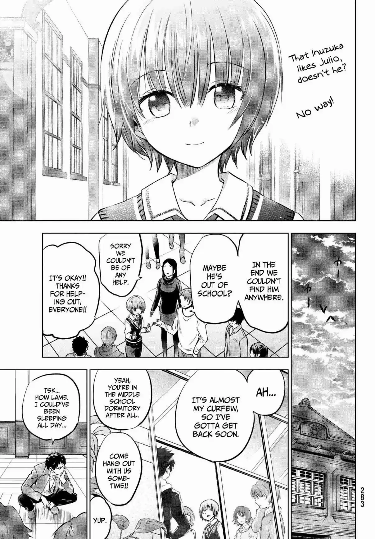 Kishuku Gakkou no Juliet Vol. 12 Ch. 84 Julio and the Black Dog House