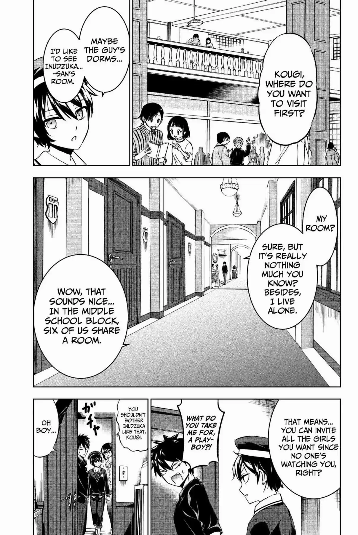 Kishuku Gakkou no Juliet Vol. 8 Ch. 45 Romeo, Hasuki and Kougi (Part I)