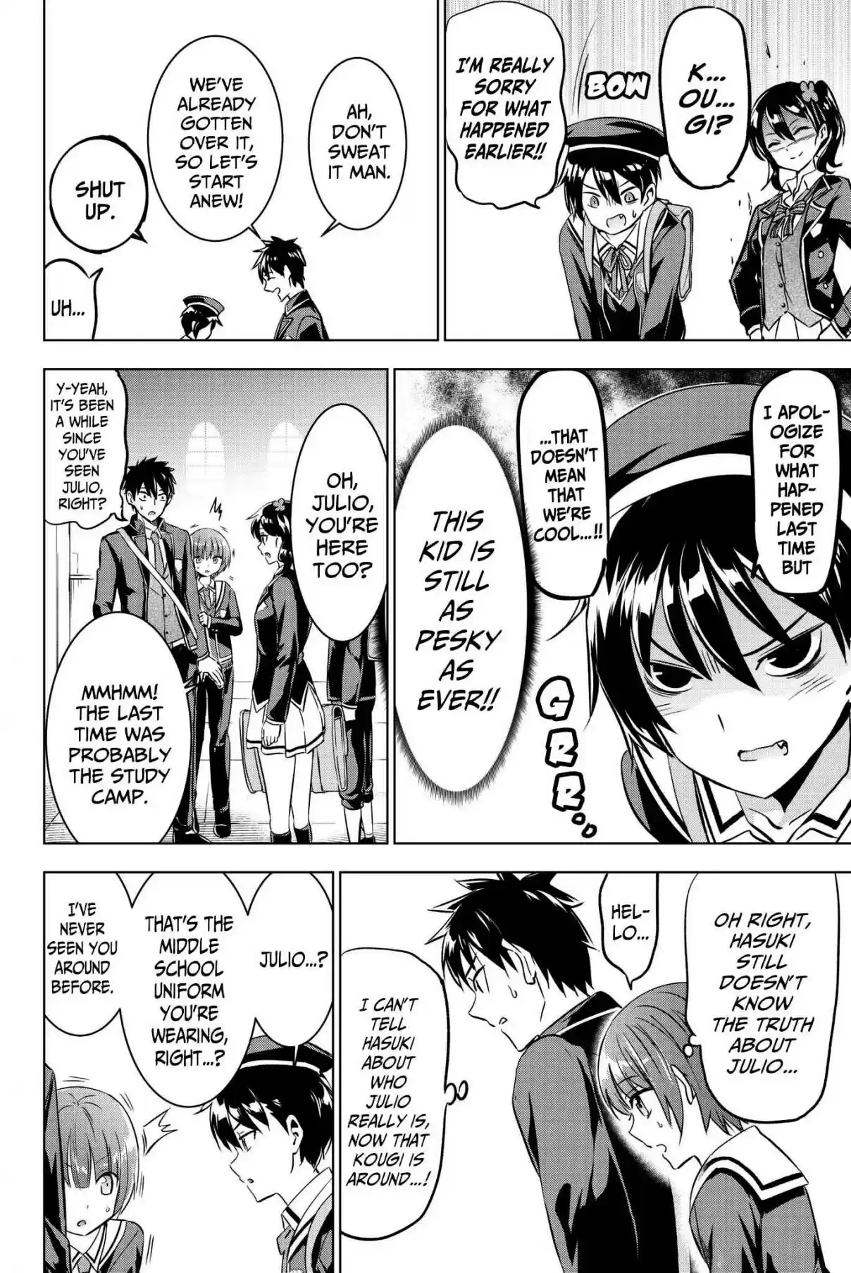 Kishuku Gakkou no Juliet Vol. 8 Ch. 48 Romeo, Hasuki, and Touwa