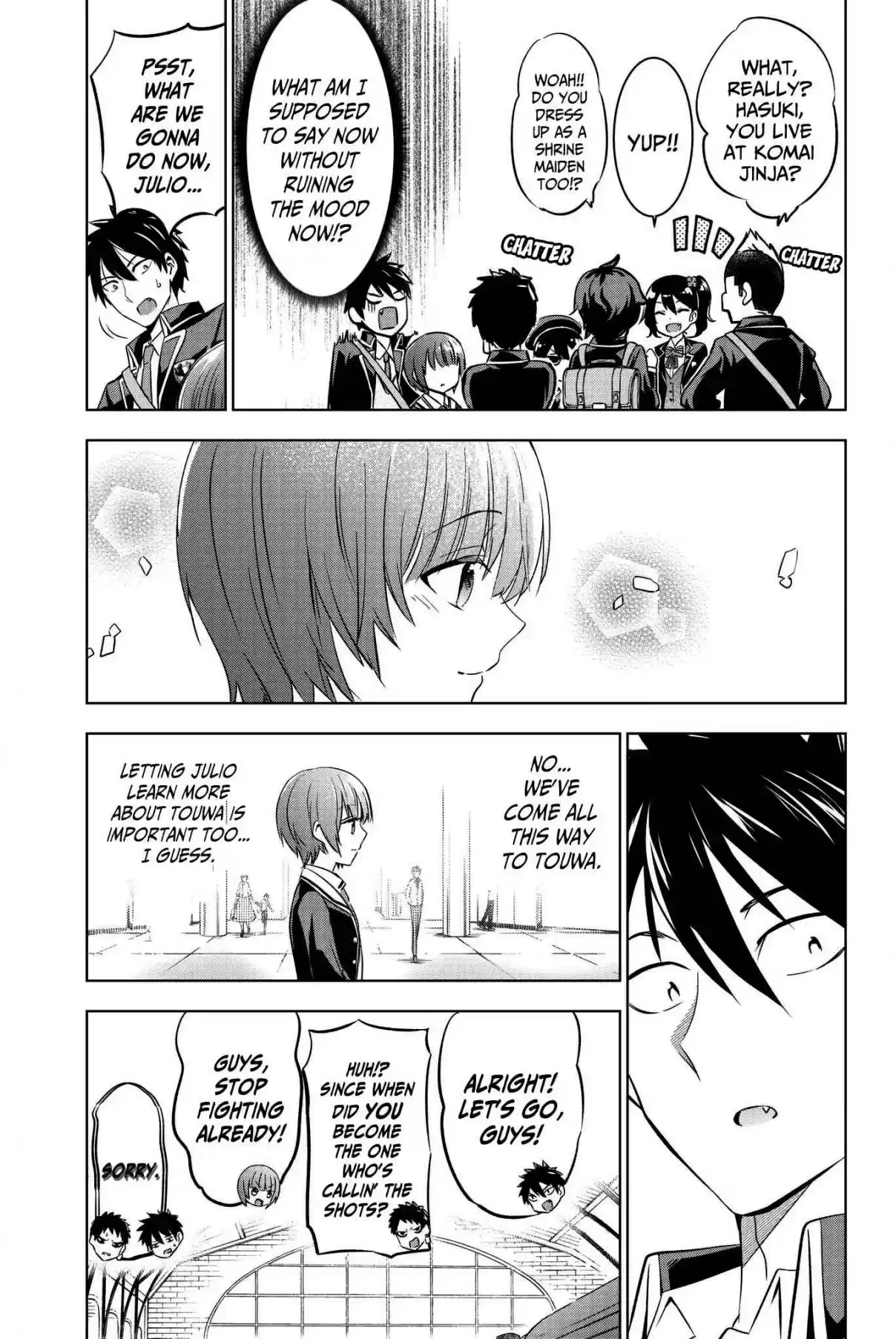 Kishuku Gakkou no Juliet Vol. 8 Ch. 48 Romeo, Hasuki, and Touwa