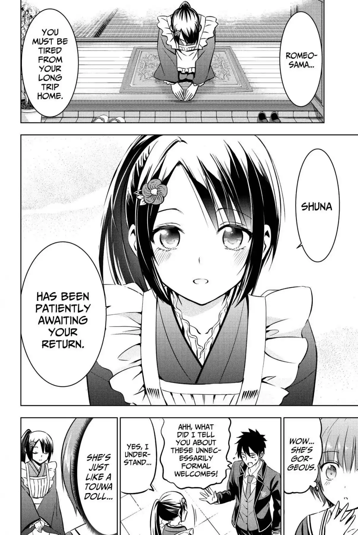 Kishuku Gakkou no Juliet Vol. 8 Ch. 49 Romeo, Juliet and the Inudzuka Residence