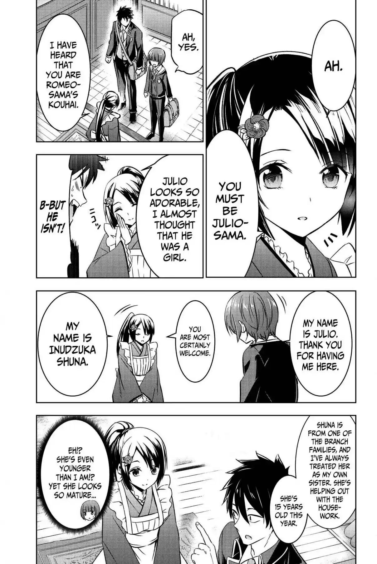 Kishuku Gakkou no Juliet Vol. 8 Ch. 49 Romeo, Juliet and the Inudzuka Residence