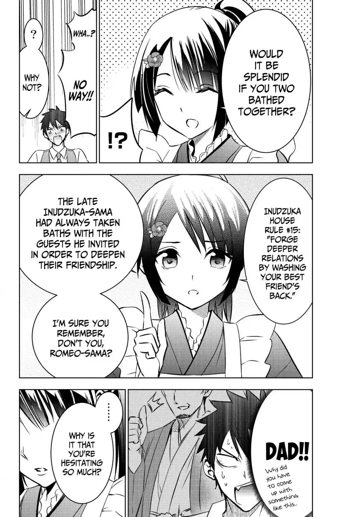 Kishuku Gakkou no Juliet Vol. 8 Ch. 49 Romeo, Juliet and the Inudzuka Residence