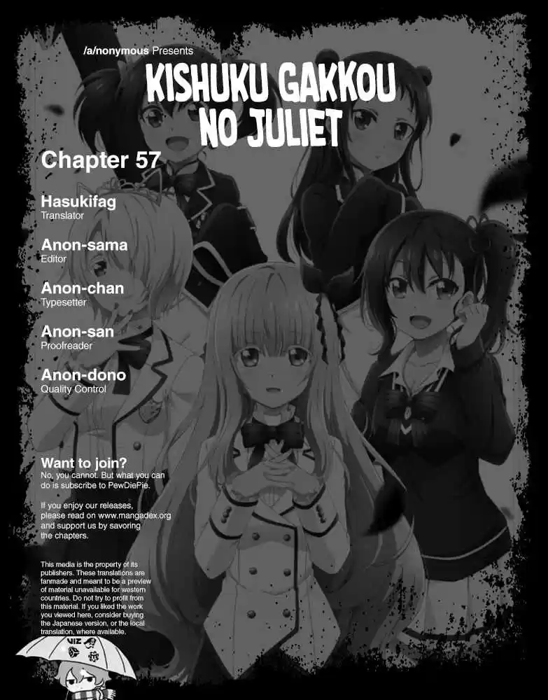 Kishuku Gakkou no Juliet Vol. 9 Ch. 57 Romio, Julio, and Airu III
