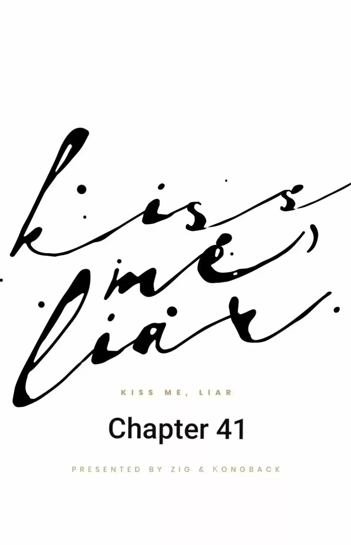 Kiss Me Liar Chapter 41