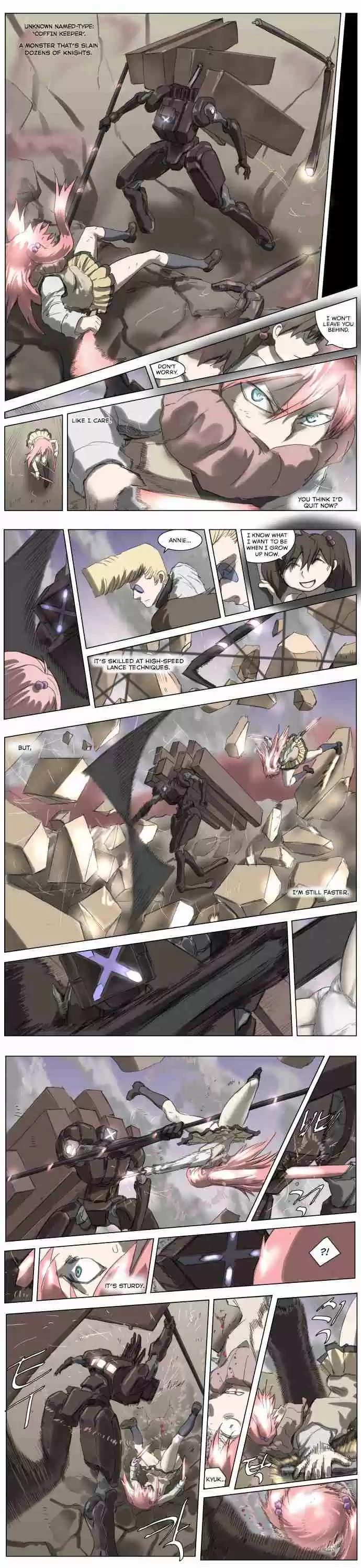 Knight Run Vol. 3 Ch. 185 Hero Part 16 | The Girls Fight