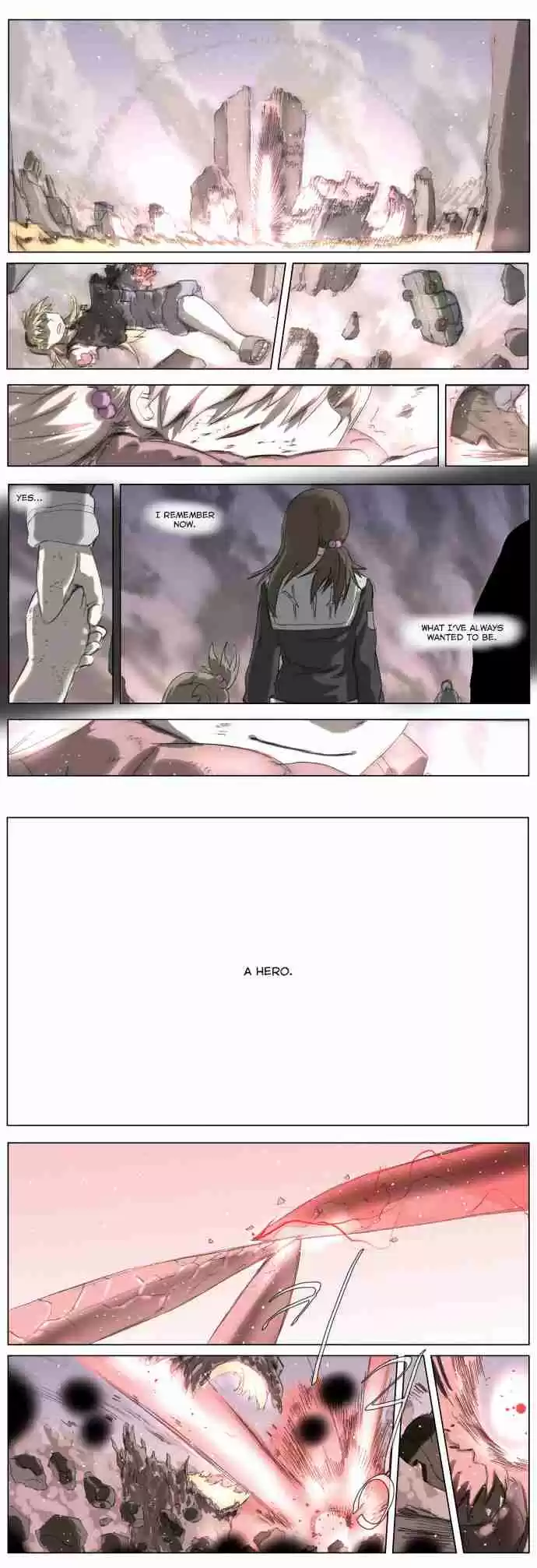 Knight Run Vol. 3 Ch. 186 Hero Part 17 | The Children's Attention on the Backs of Adults