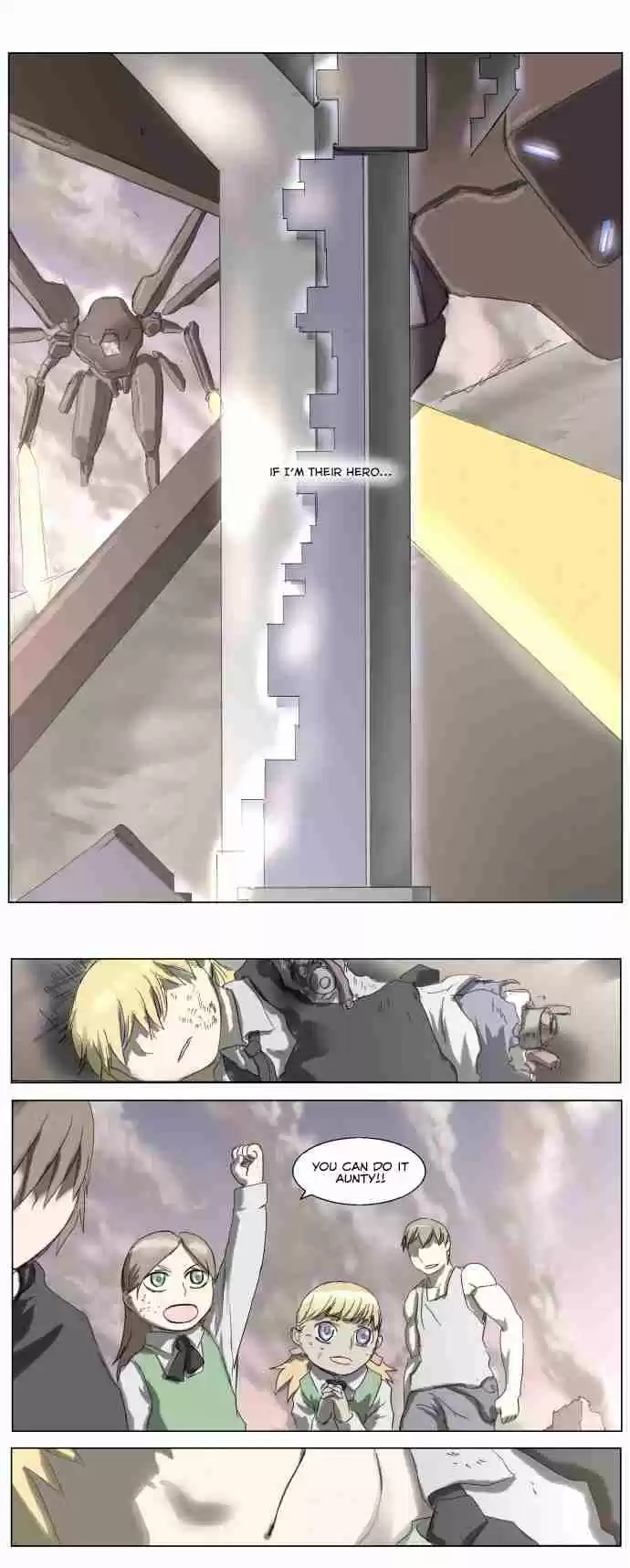 Knight Run Vol. 3 Ch. 186 Hero Part 17 | The Children's Attention on the Backs of Adults