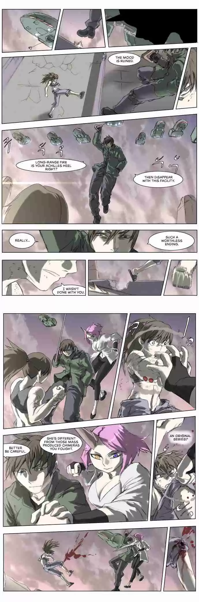 Knight Run Vol. 3 Ch. 190 Hero Part 21 | With the children watching, rise again