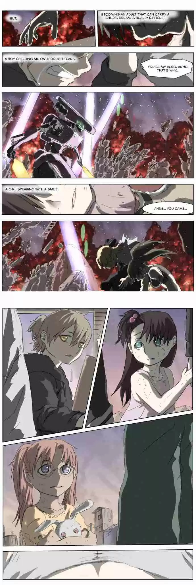 Knight Run Vol. 3 Ch. 190 Hero Part 21 | With the children watching, rise again