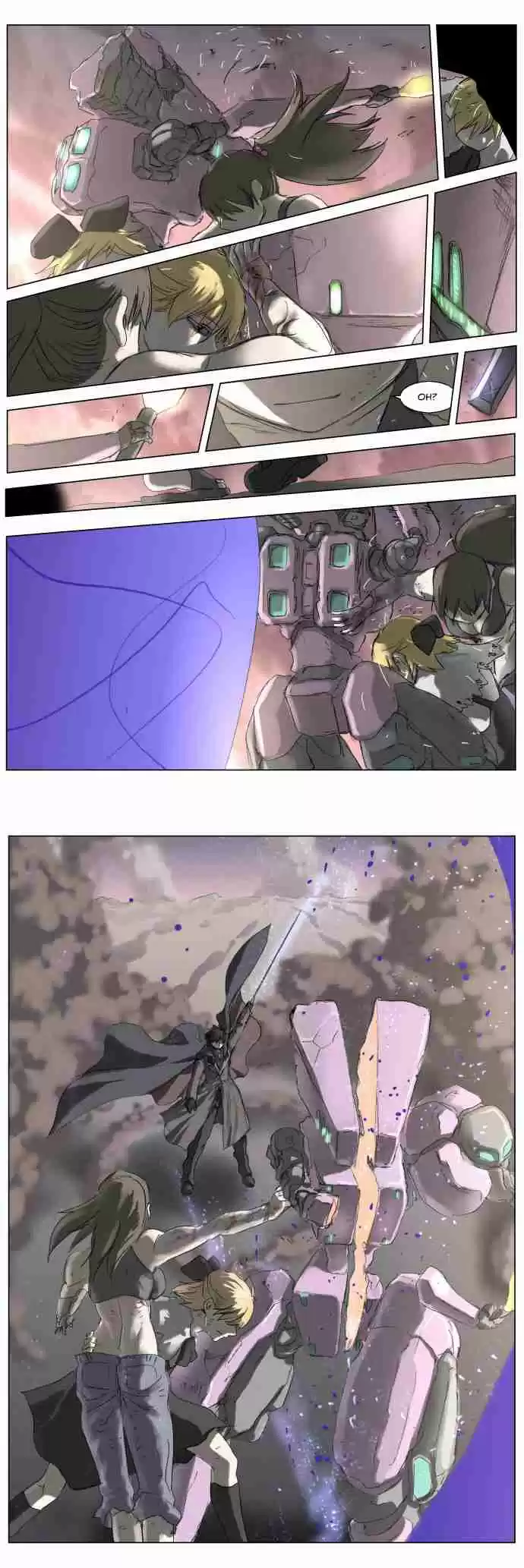 Knight Run Vol. 3 Ch. 190 Hero Part 21 | With the children watching, rise again