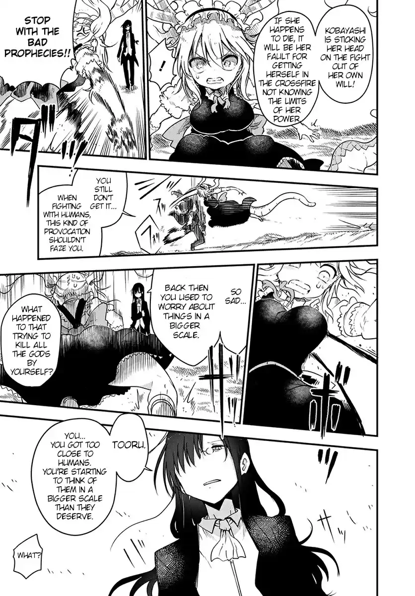 Kobayashi san Chi no Maid Dragon Ch. 73 Kanna and leaving letters